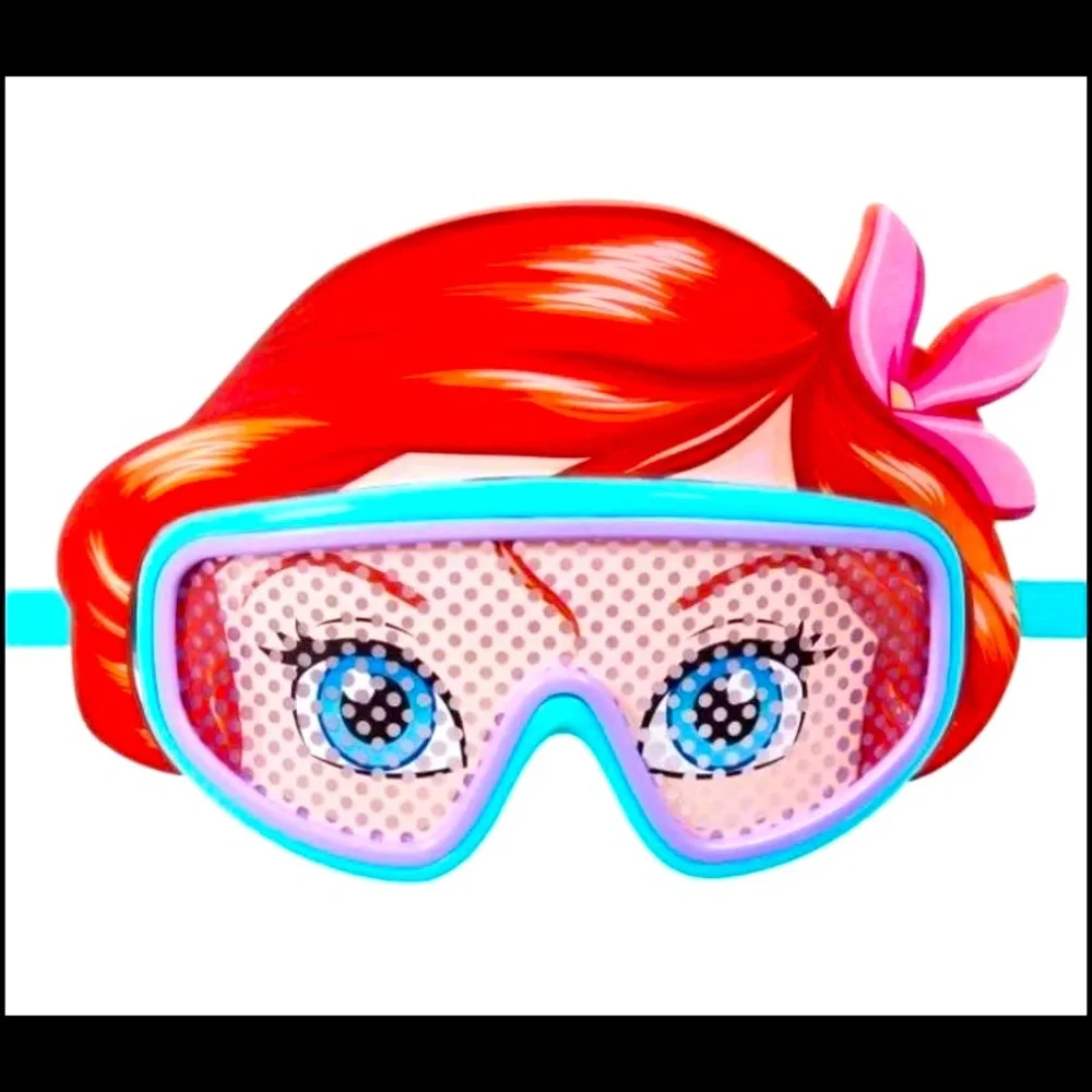 Disney Ariel Princess Swim Gear Swimming Mask Beach Pool